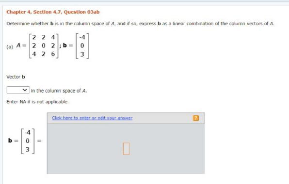 Solved Chapter 4, Section 4.7, Question 03ab Determine | Chegg.com