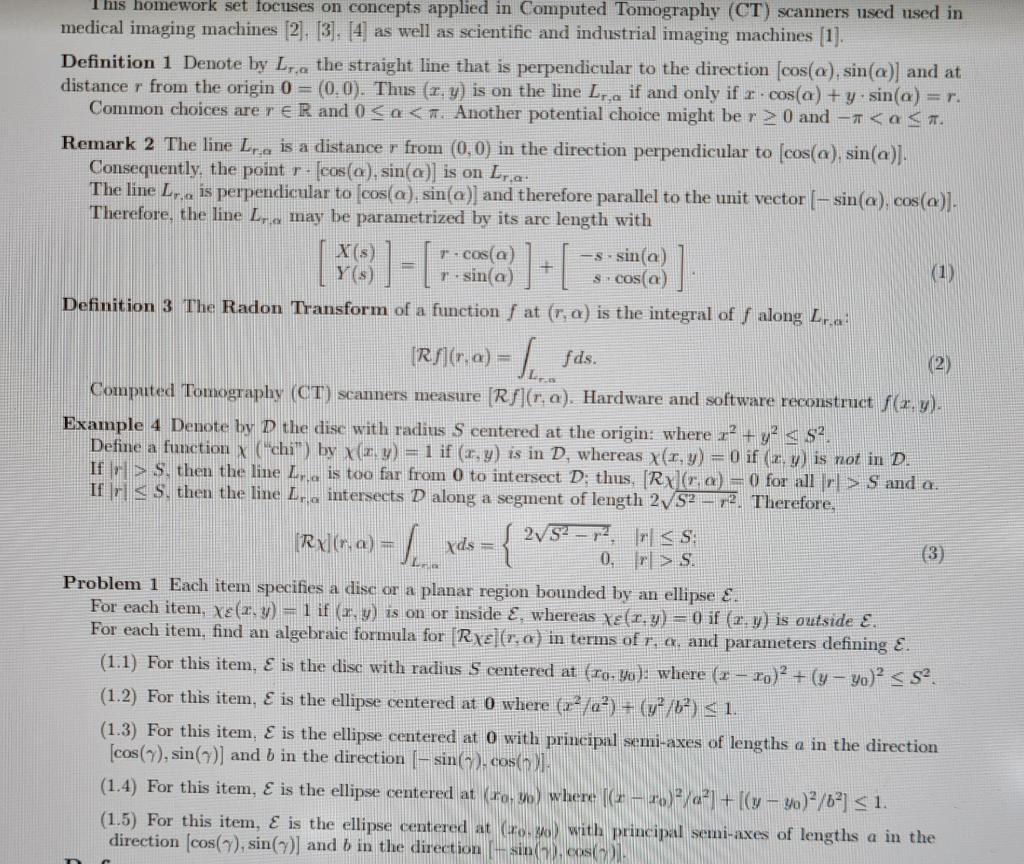 Solved This homework set focuses on concepts applied in | Chegg.com