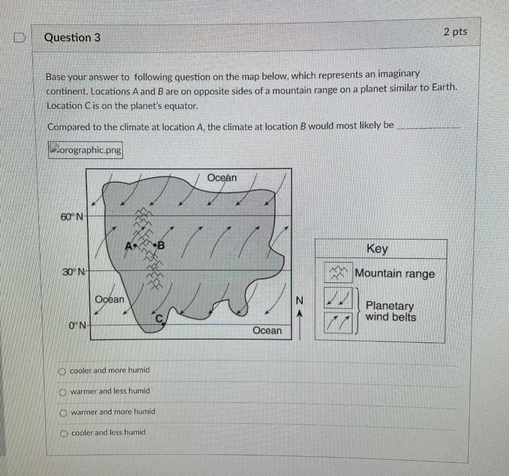 Solved Base your answer to following question on the map | Chegg.com