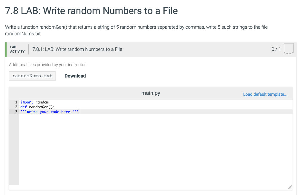 78-lab-write-random-numbers-file-write-function-randomgen0-returns