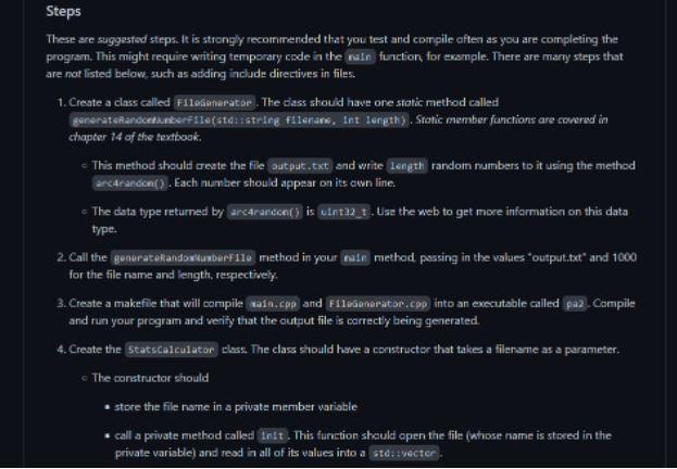 Solved Problem Statement You are to create a program that | Chegg.com