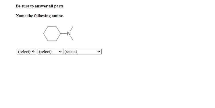 Solved Be sure to answer all parts. Name the following | Chegg.com