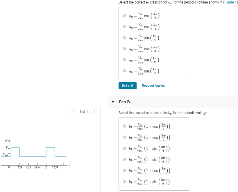 Solved Select the correct expression for are for the | Chegg.com