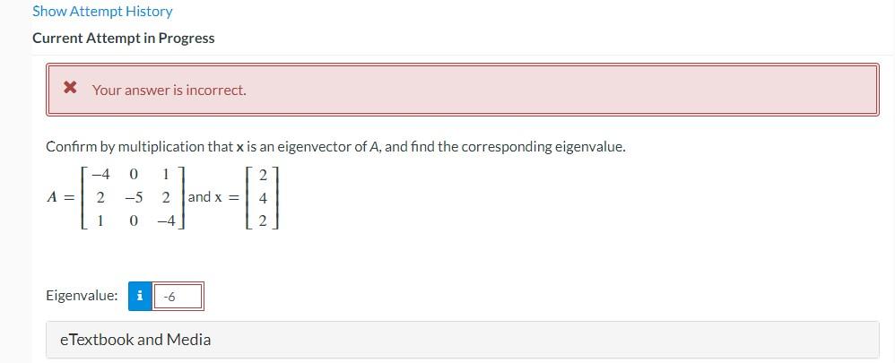 Solved Confirm by multiplication that x is an eigenvector of | Chegg.com
