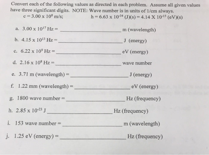 Solved Convert each of the following values as directed in | Chegg.com