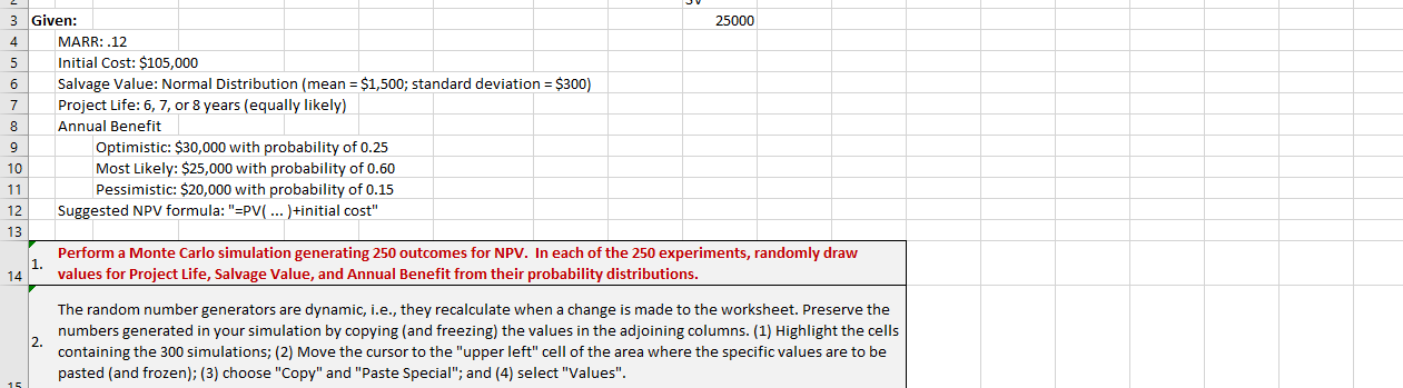 3 Given 4 Marr 12 5 Initial Cost 105 000 6 Chegg Com