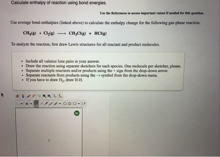 Solved Calculate Enthalpy Of Reaction Using Bond Energies. | Chegg.com