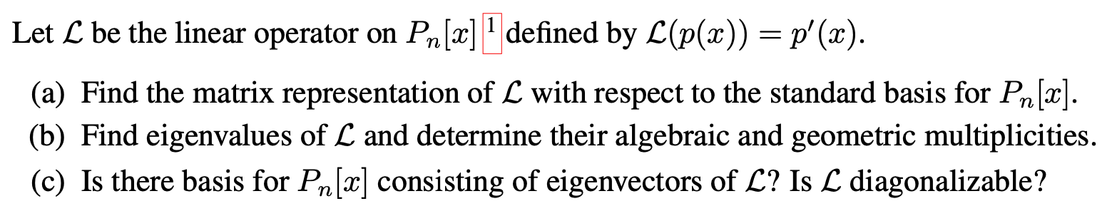 Solved This is for a linear algebra course. Please be as | Chegg.com