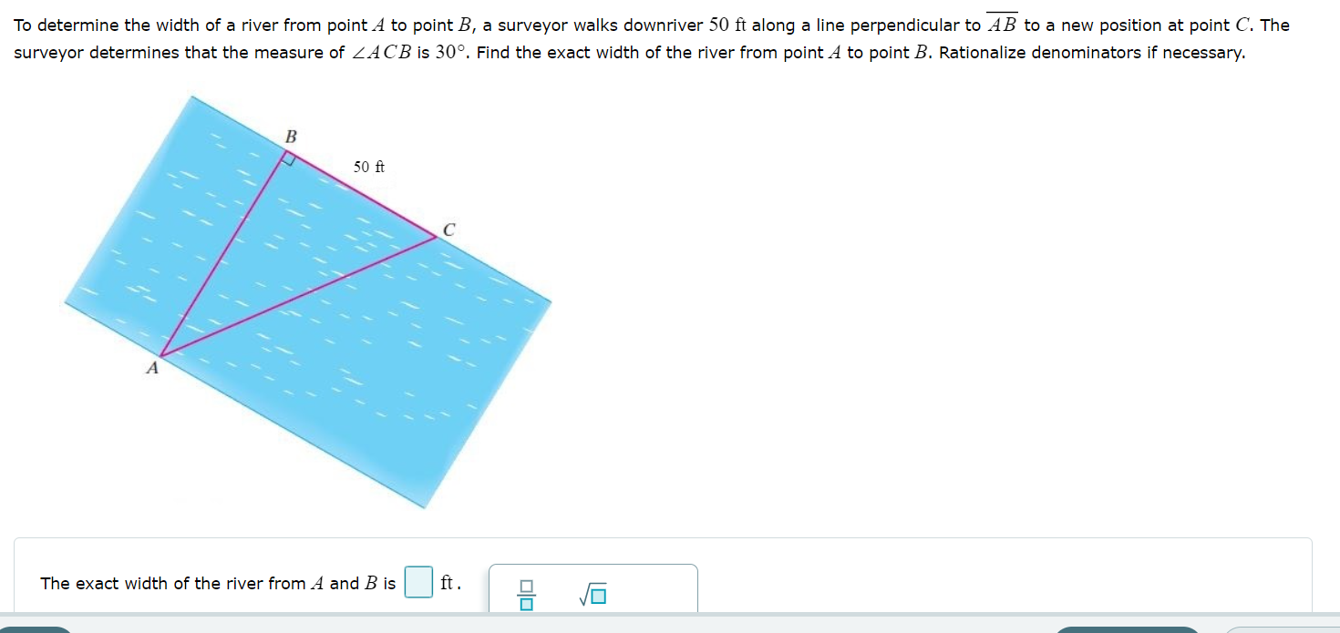 SOLVED POINT B IS LOCATED ACROSS THE RIVER FROM POINT A AND visual data 6