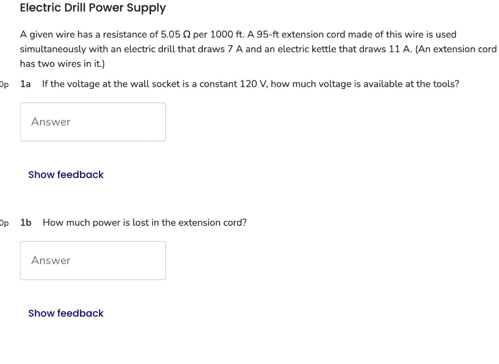 solved-electric-drill-power-supply-a-given-wire-has-a-chegg