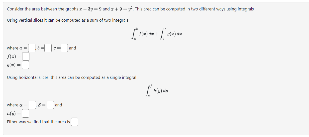 solved-consider-the-area-between-the-graphs-x-3y-9-and-chegg