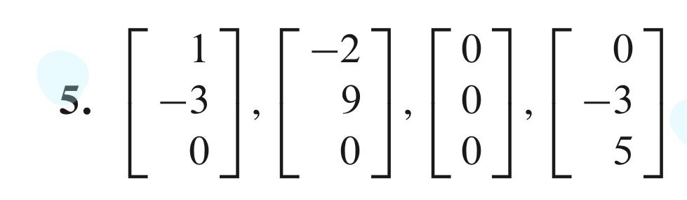 Solved Determine which sets in Exercises 1−8 are bases for | Chegg.com