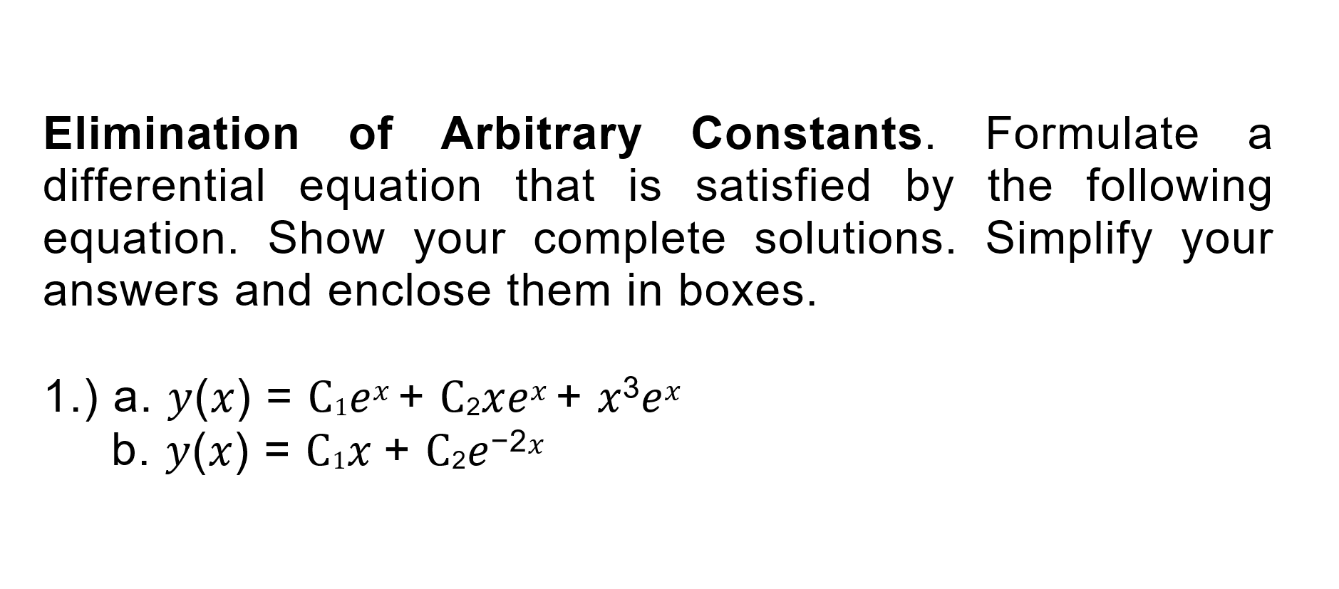 solved-elimination-of-arbitrary-constants-formulate-chegg