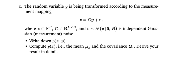 6 12 Manipulation Of Gaussian Random Variables Co Chegg Com