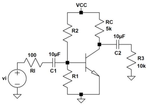 Solved All questions refer to the "simplified" CE amplifier | Chegg.com