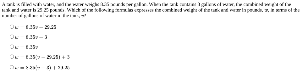 Solved A tank is filled with water, and the water weighs | Chegg.com
