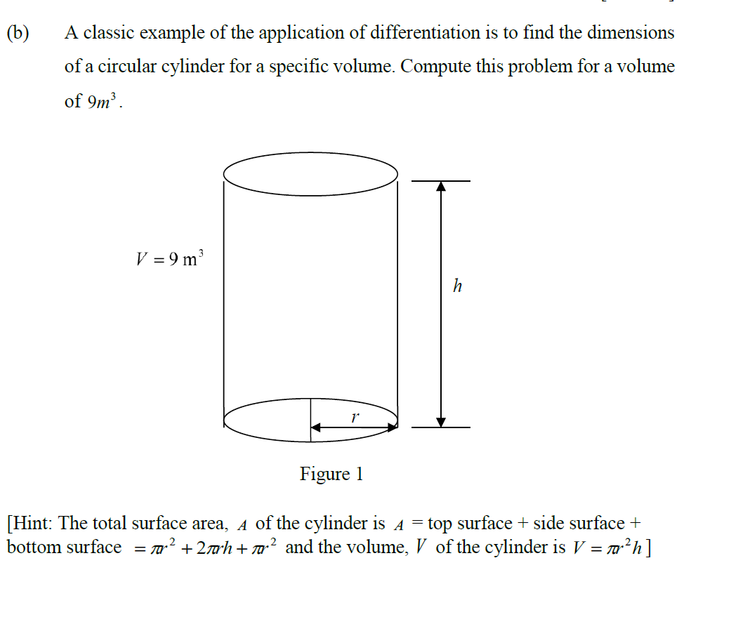Solved (b) A classic example of the application of | Chegg.com