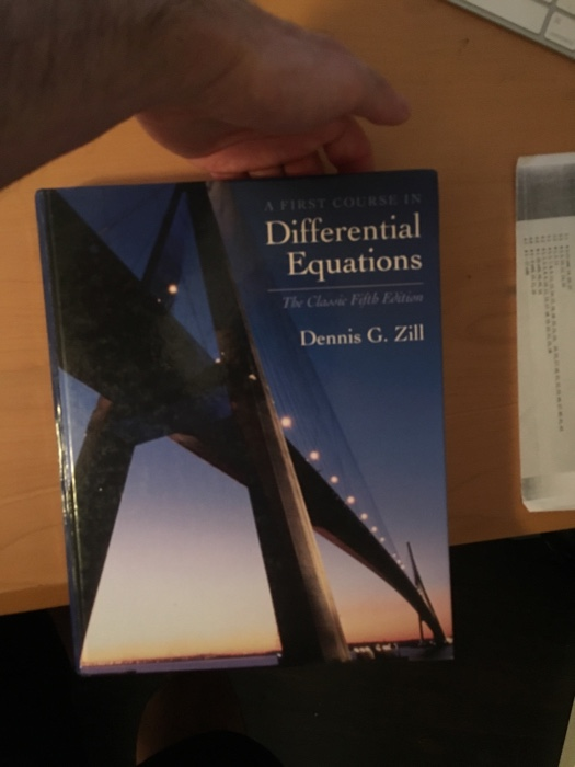 Solved Differential Equations RS Dennis G. Zill | Chegg.com