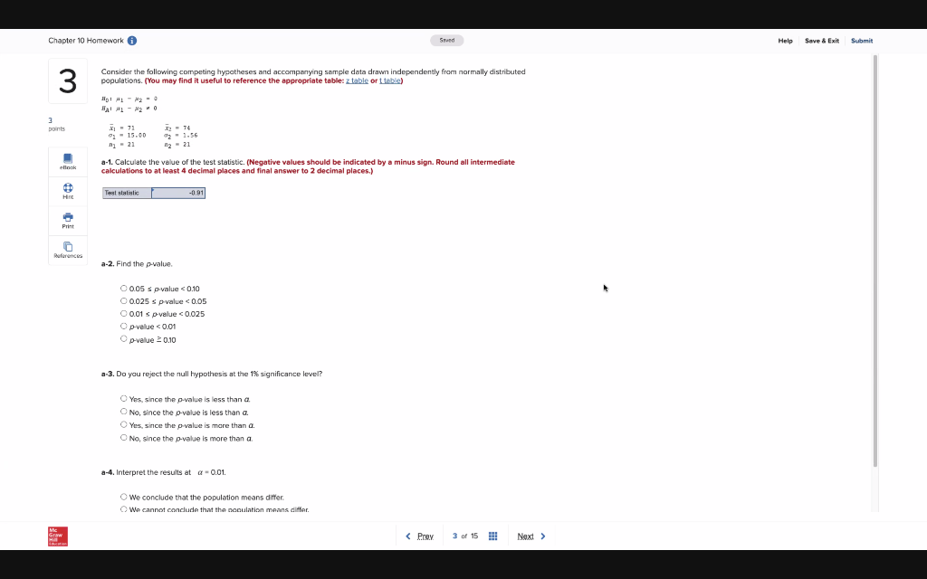 Solved Chapter 10 Homework 0 Sued Help Save & Exit Submit 3 | Chegg.com