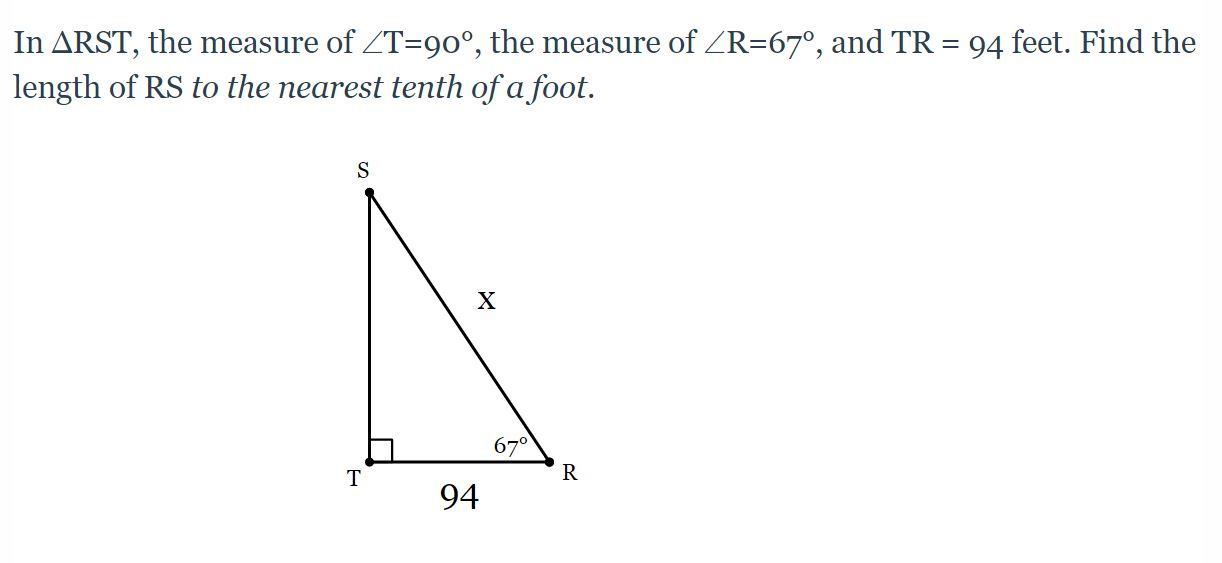 Solved In Arst, The Measure Of Zt=90°, The Measure Of 