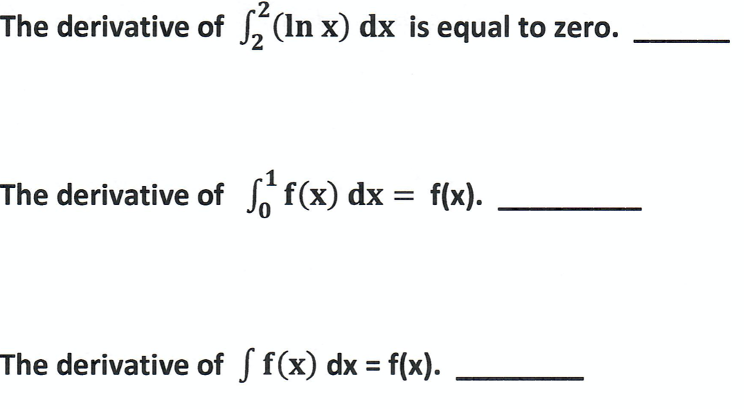 derivative of x 2 dx