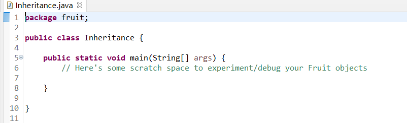 Solved Part I: Inheritance Here is a UML hierarchy of | Chegg.com