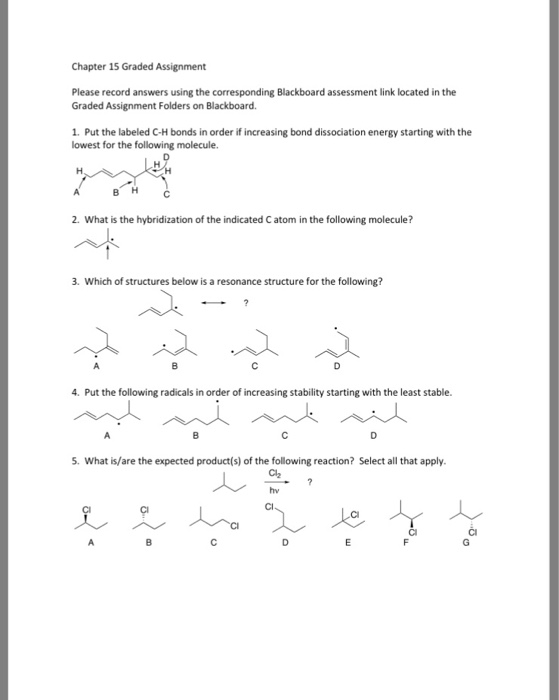 Solved Chapter 15 Graded Assignment Please record answers | Chegg.com