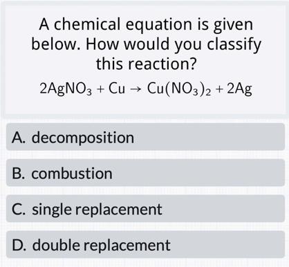 Solved A chemical equation is given below. How would you | Chegg.com