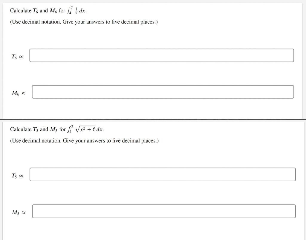 solved-calculate-t6-and-m6-for-47x1dx-use-decimal-chegg