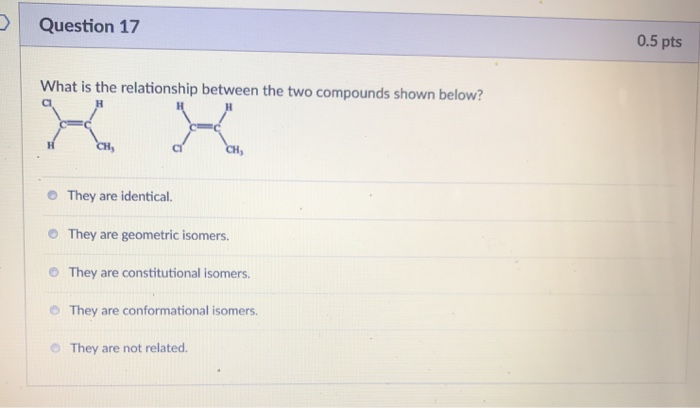 Solved Question 17 0.5 pts What is the relationship between | Chegg.com