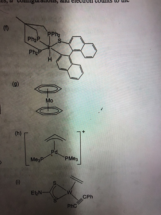 Solved Assign metal formal oxidation states, dn | Chegg.com