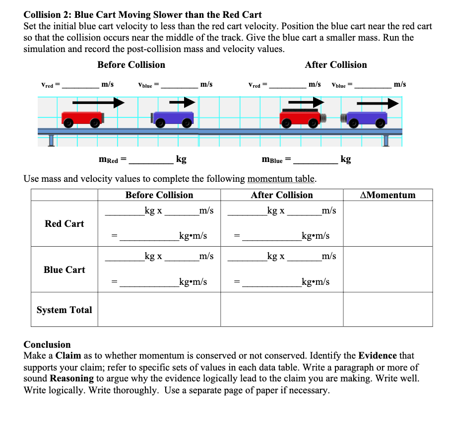 Solved: Elastic Collisions Purpose: To Gather Evidence Tha... | Chegg.com