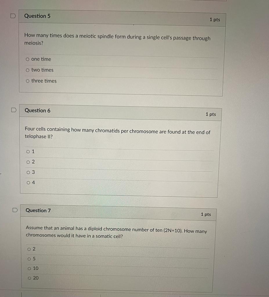 Solved How many times does a meiotic spindle form during a Biology Diagrams