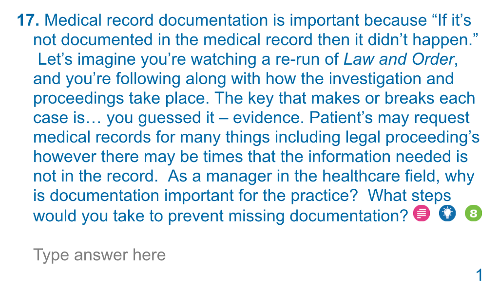 solved-17-medical-record-documentation-is-important-because-chegg