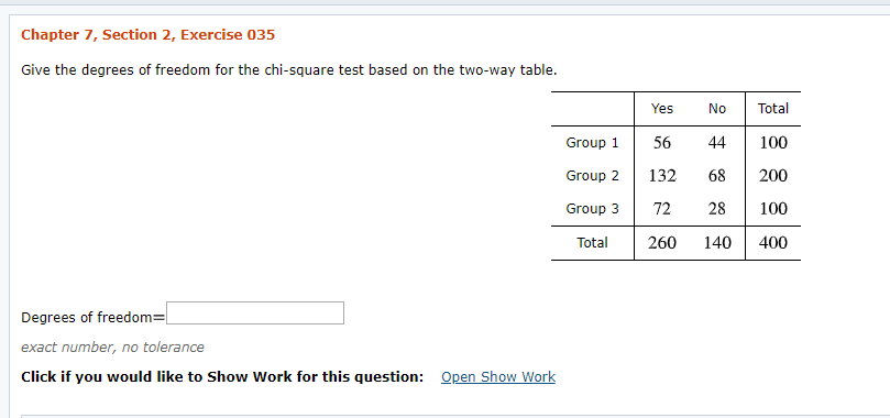 Solved Chapter 7, Section 2, Exercise 035 Give the degrees | Chegg.com