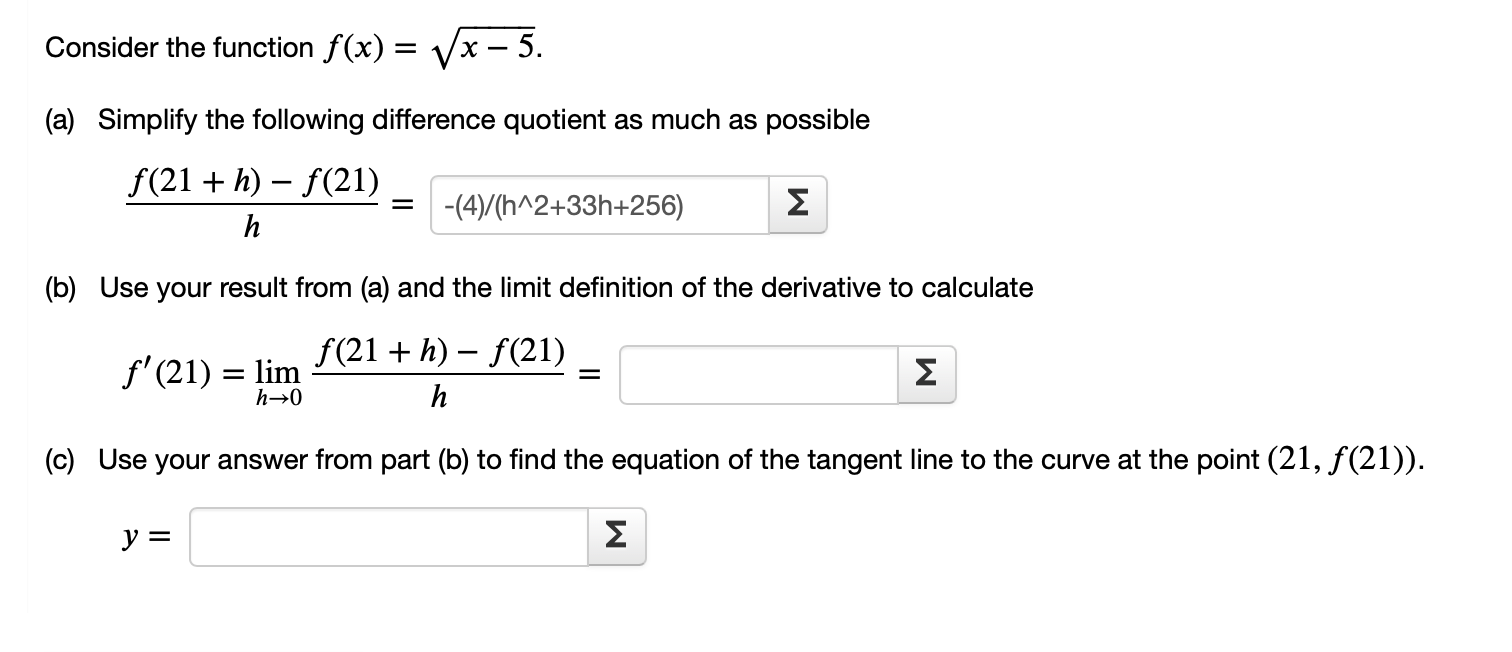 solved-consider-the-function-f-x-sqrt-x-5-a-simplify-chegg