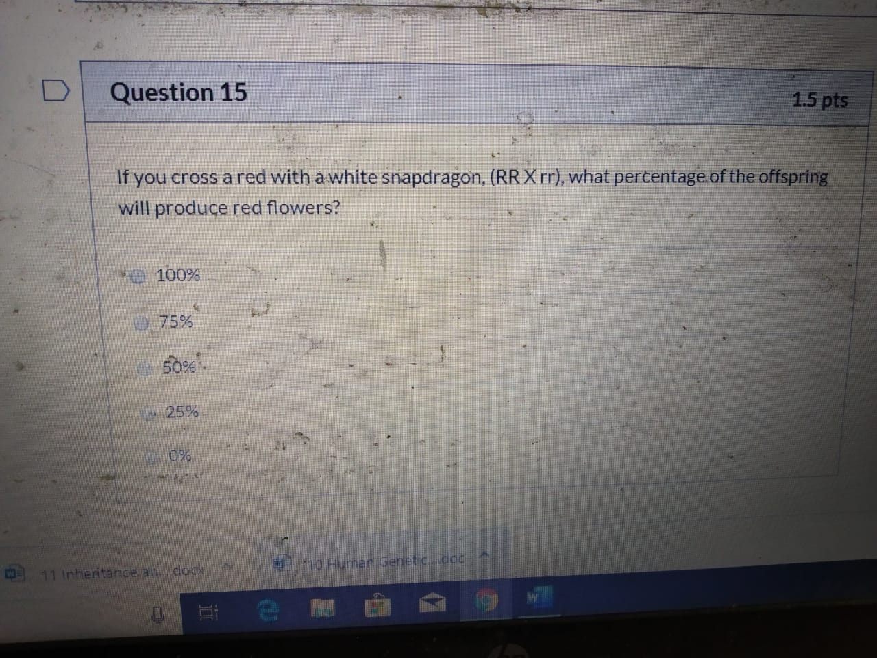 Solved Question 3 1 pts Which of the following genetic | Chegg.com