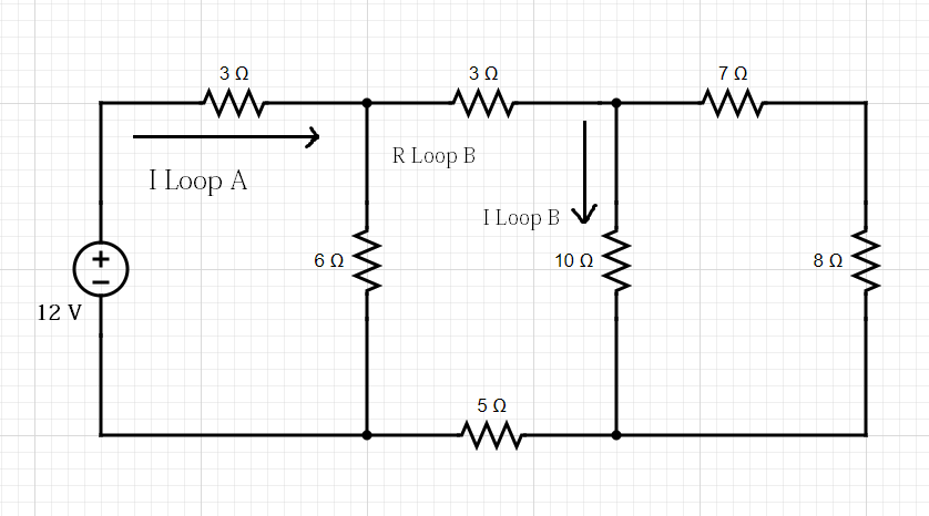 Solved Find I loop A and I loop B using Thevenin's and | Chegg.com