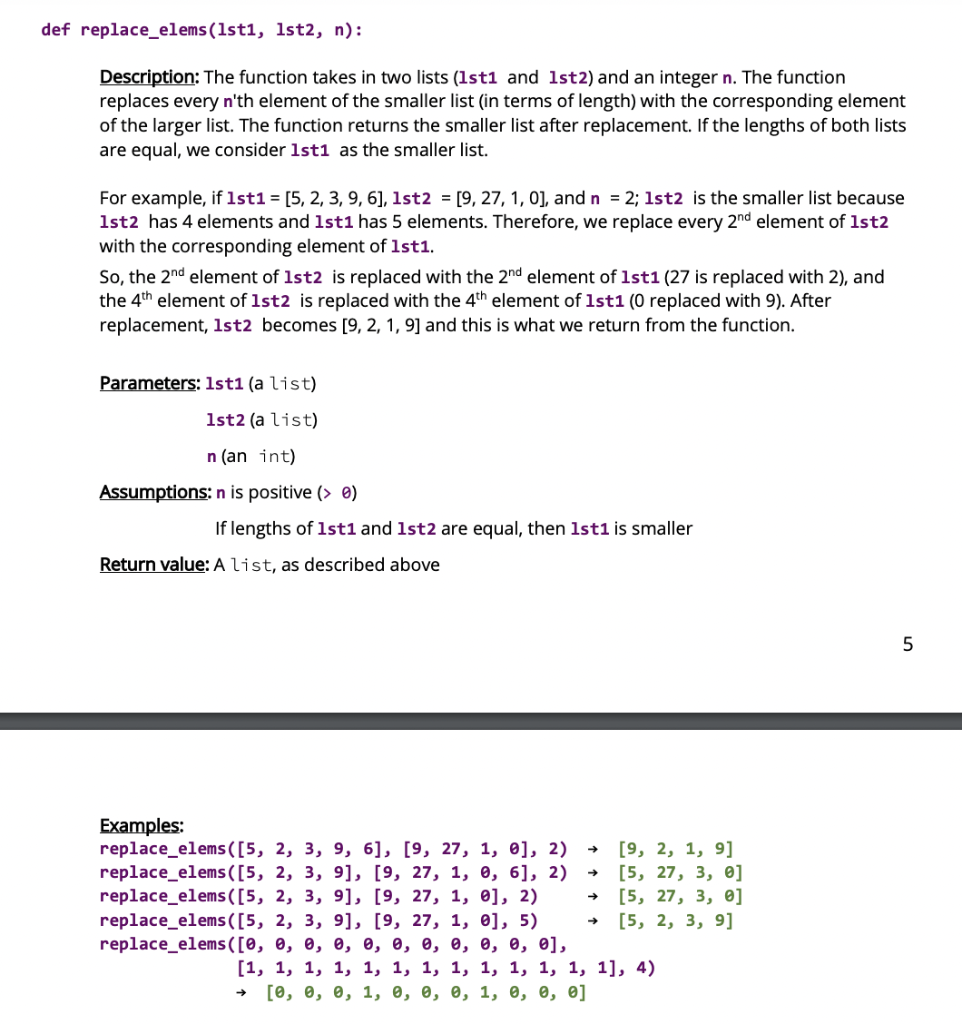 solved-description-the-function-takes-in-two-lists-lst1-chegg