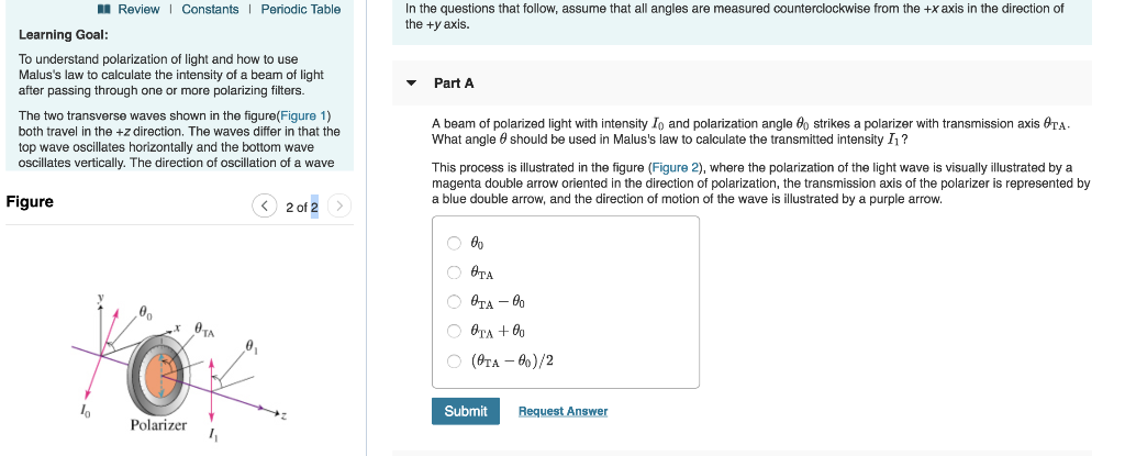 Solved Part B ReviewI Constants Periodic Table What Is The | Chegg.com