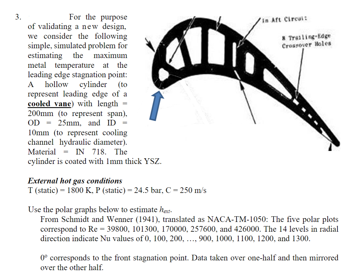 Solved 3. in Aft Circui: Trailing-Edge Crossover Holes For | Chegg.com