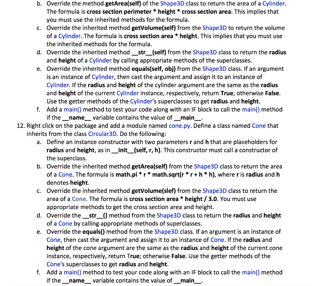 Python Problem #1 (30 points): Classes and | Chegg.com