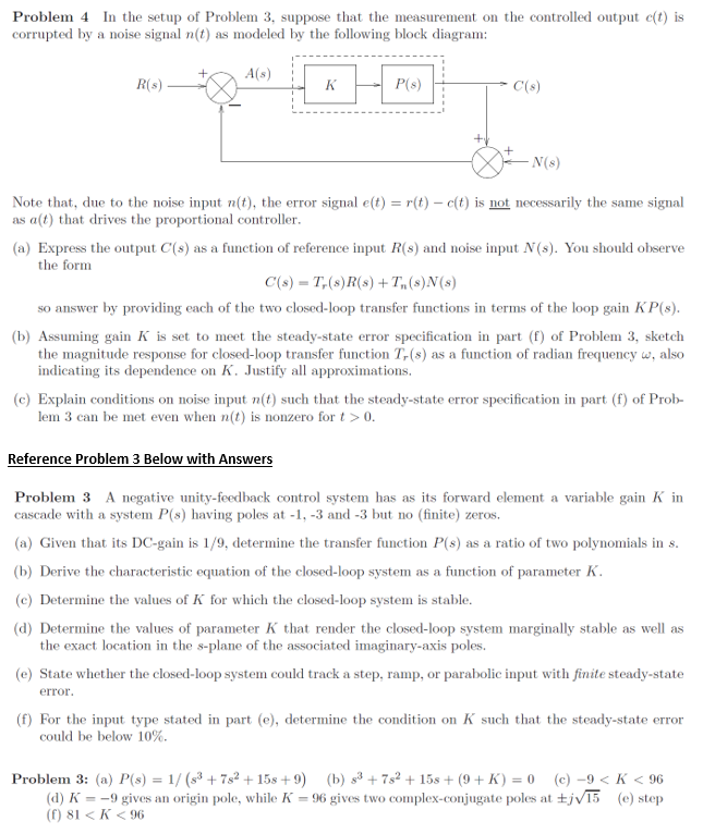 Solved Problem 4 In The Setup Of Problem 3 Suppose That Chegg Com