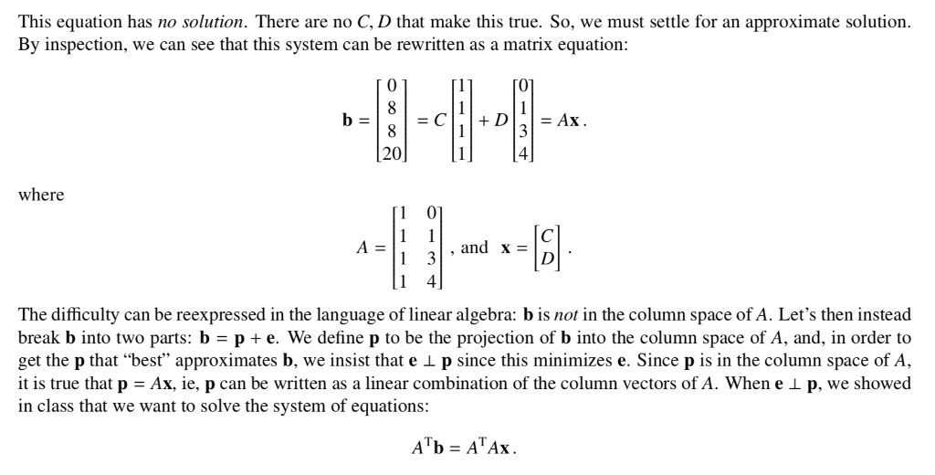 Solved 3. Let's find the line that best fits a small data | Chegg.com