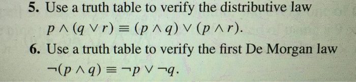 Solved 3 Use Truth Tables To Verify The Commutative Laws 