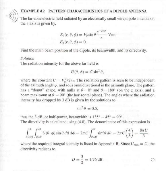Solved 4.7 Find an expression for the effective aperture