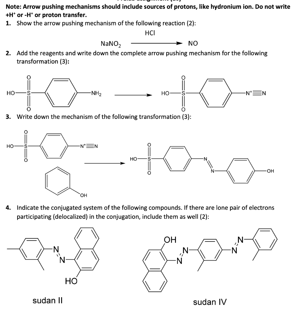 Solved Note: Arrow pushing mechanisms should include sources | Chegg.com