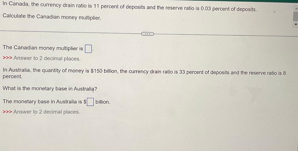 solved-in-canada-the-currency-drain-ratio-is-11-percent-of-chegg