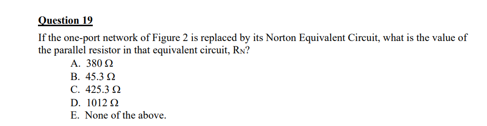 Solved Figure 2: Circuit Schematic for Question's | Chegg.com