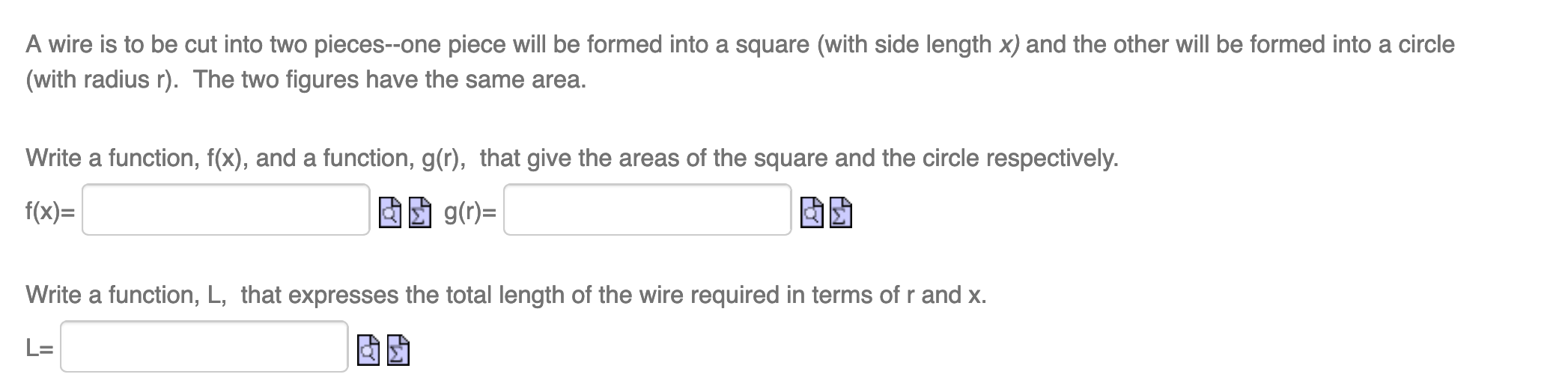 Solved A Wire Is To Be Cut Into Two Pieces One Piece Wil Chegg Com